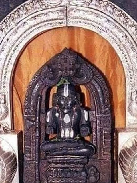 Sri Madhva (Ānanda Tīrtha) — The image of Sri Madhva at Pājaka, installed by Sri Vādirāja
